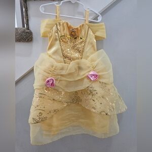 Disney Princess Belle Costume with extras.  Size 4T.